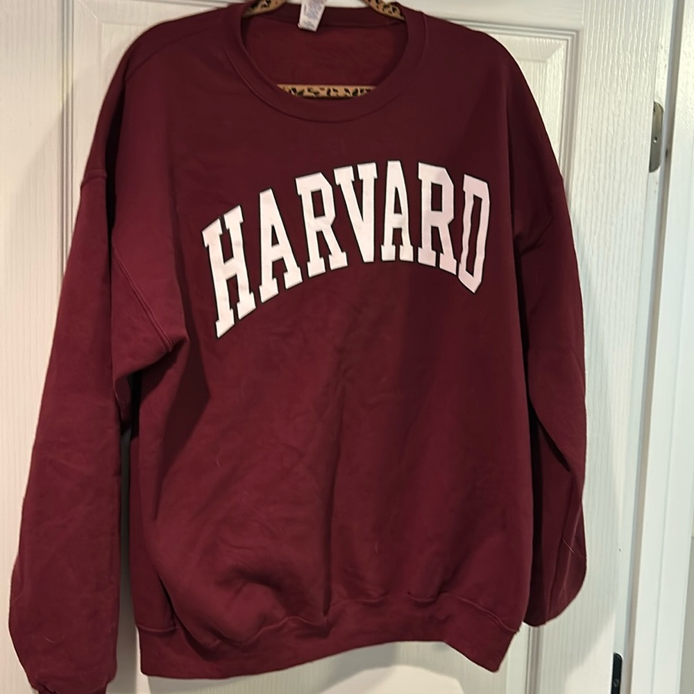 Harvard sweatshirt maroon xl